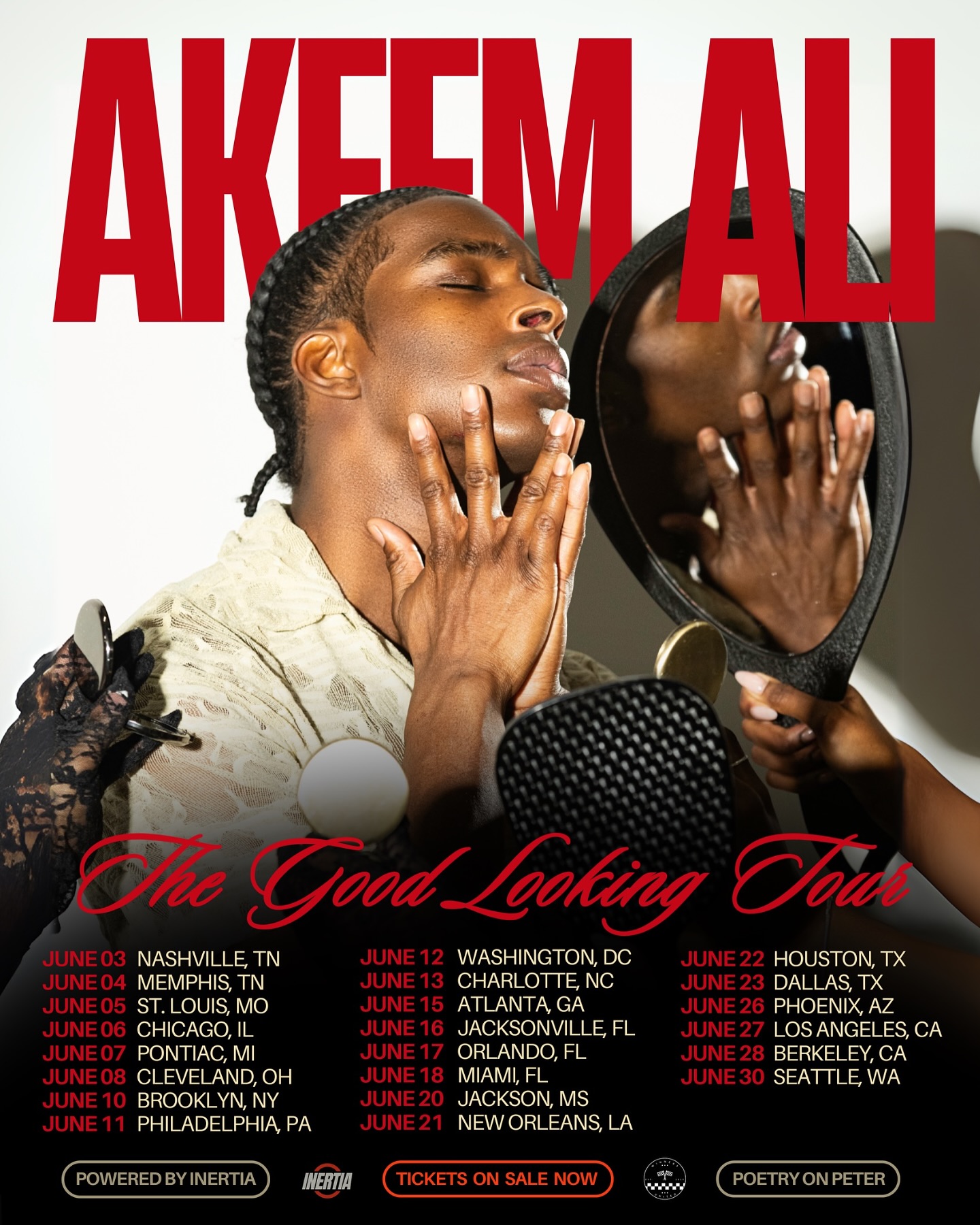 Akeem Ali The Good Looking Tour Poster 2025